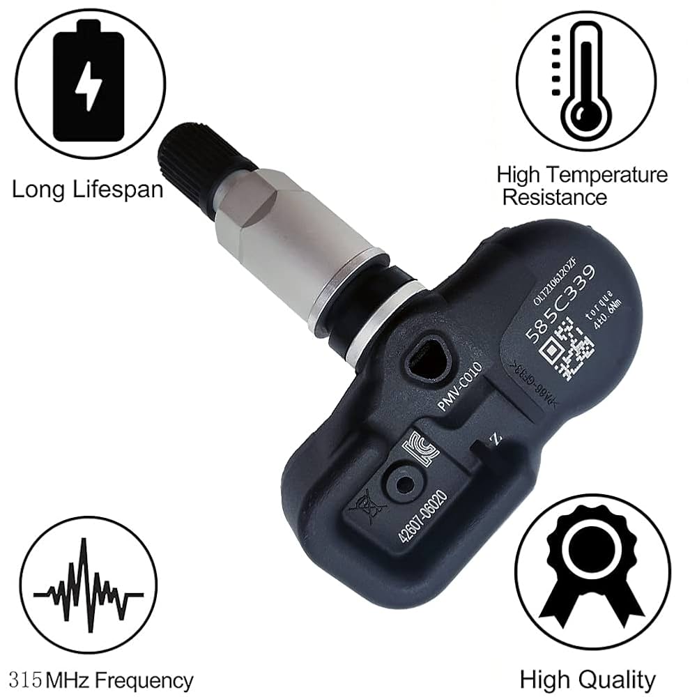 Amazon.co.jp: TPMS Sensor 42607-06020 315 MHz プログラム